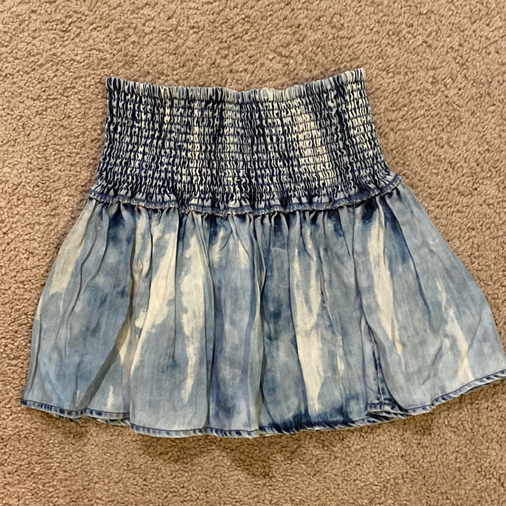 Vintage Havana denim mini skirt